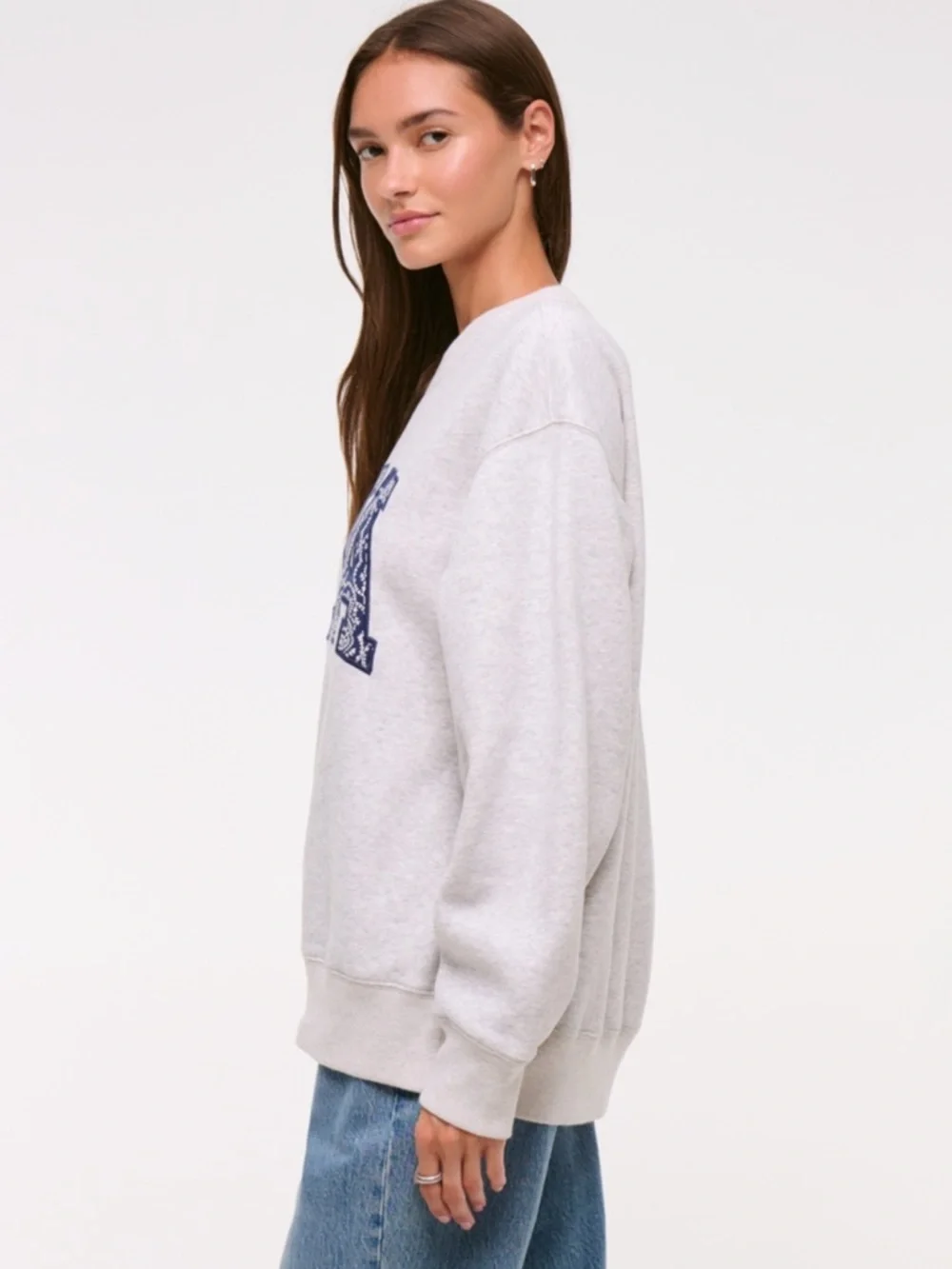 Abercrombie & Fitch USA Oversized Sunday Crew, Size XXSMALL - Picture 11 of 16